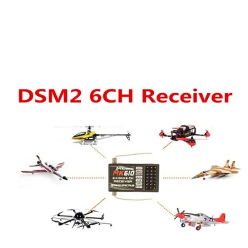 DSM2 MK610 AR6100 2.4G 6CH Odb – Drone Battery Adapter recenzja i cena