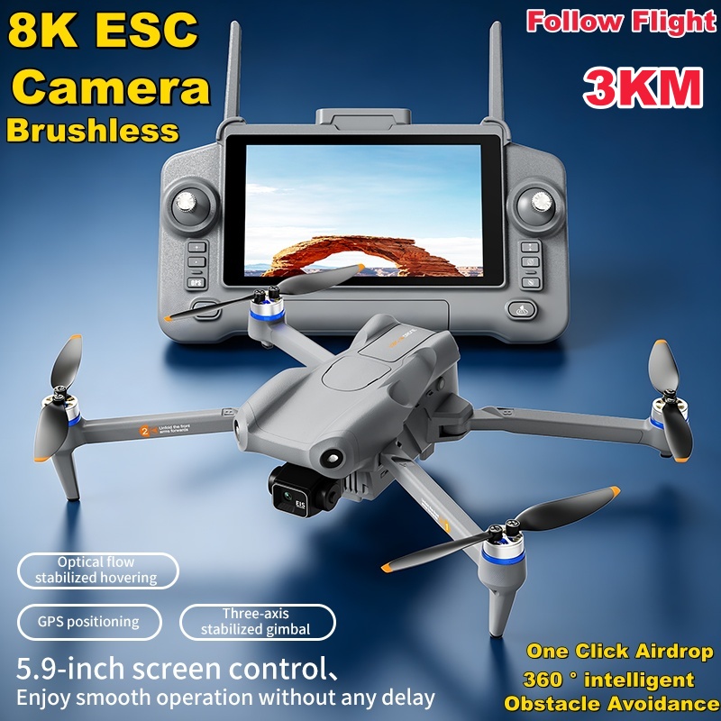 Dron z ekranem dotykowym o prz – Drone Controller Screen recenzja i cena